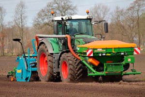 spit zaai combinatie spitmachine